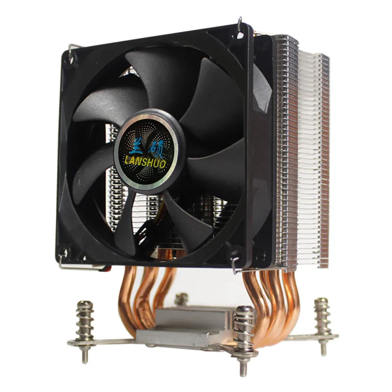 3/4PIN RGB светодиодный Процессор кулер 4-Heatpipe 12V 9 см охлаждения радиатора для LGA 775 1150 1151 1155 1156X58 1366X79 2011