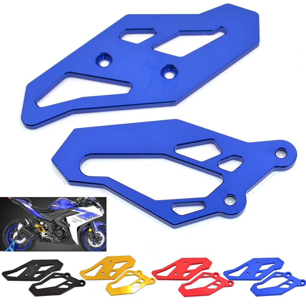 

CNC Motorcycle Footrest Rear set Foot Peg Plate Guard For Yamaha yzf R3 R25 MT 03 25 MT03 MT25 2015-2020 YZF R3 ABS 2017-2020