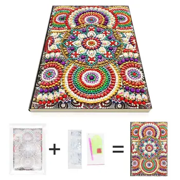

A5 DIY Painting Notebook 50 Pages 25 Types Diary Diamond Painting Skull Special Shaped Sketchbook Art Diamond Festival Gifts New
