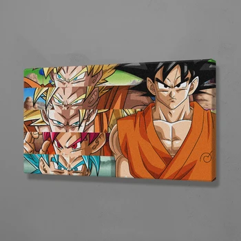 

Goku Dragon Ball Poster Wall Art Decoration prints Canvas for Dorm living room Home kids bedroom decor Painting
