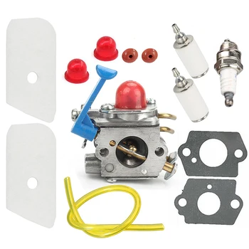 

Carburetor Kit Replaces For Husqvarna 124L 125L 125LD 128C 128CD 128L 128LD 128R Trimmer Gaskets Fuel Line Primer Bulbs