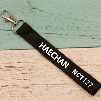 

Korean KPOP NCT 127 Name Keychain Fashion Mobile Phone Pendant Keyring