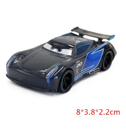 Disney Pixar Cars 2 3 Lightning McQueen Jackson Storm 1:55 литой автомобиль гоночная металлическая машина игрушки для мальчиков Детский Рождественский подарок - Цвет: Jackson