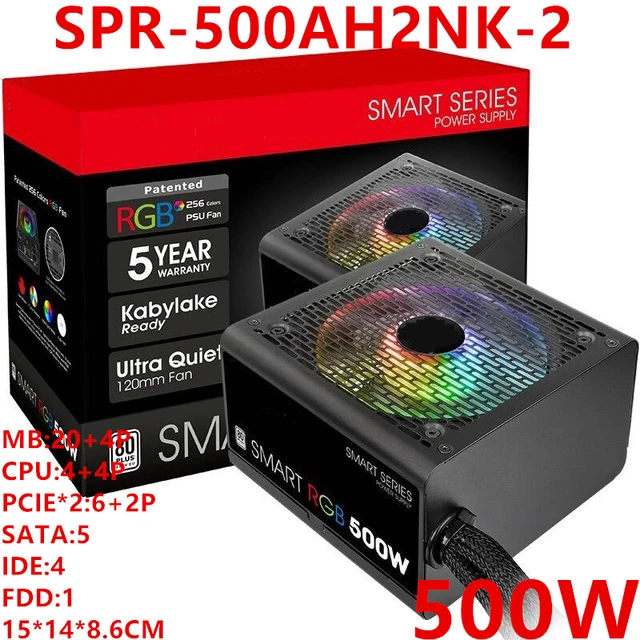 Original PSU For Thermaltake(Tt) Brand Smart RGB 500W Silent Power ...
