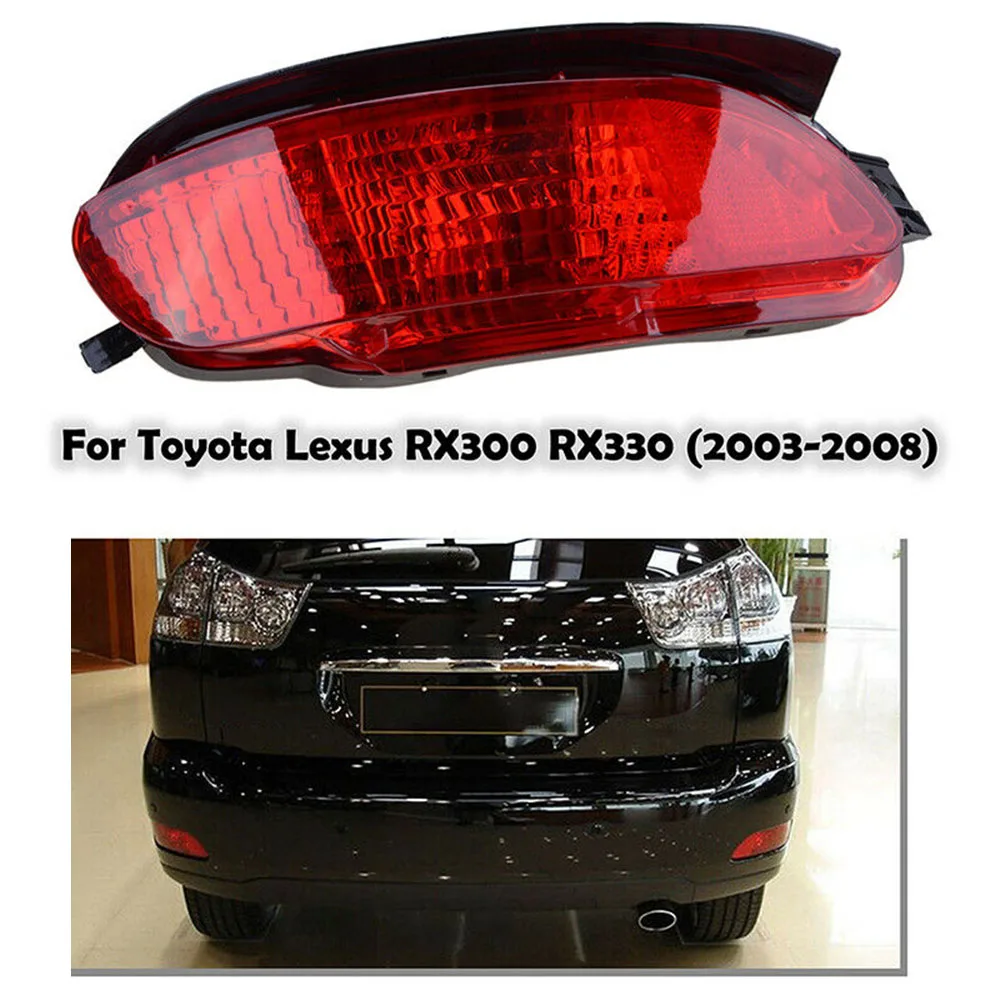Задний левый габаритный бампер отражатель светильник со стороны водителя для Lexus RX400h 06-08 RX350 07-09 RX330 04-06 автомобильный светильник в сборе