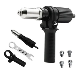 Riveteuse électrique professionnelle, accessoires de traction, adaptateur de riveteuse sans fil, pistolet pneumatique, Rivet, insertion d'écrou, outils électriques 