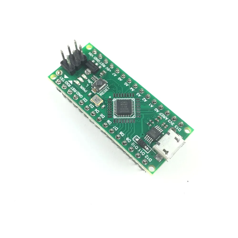 10 шт. Nano 3,0 контроллер совместим с arduino совместимый nano Atmega328 серии CH340 USB драйвер НЕТ с кабелем NANO V3.0