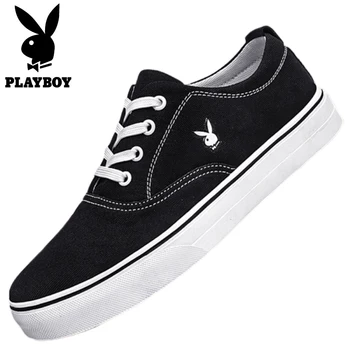 

2020 new playboy men's shoes canvas shoes fashion lightweight sports casual breathable high quality sneakers