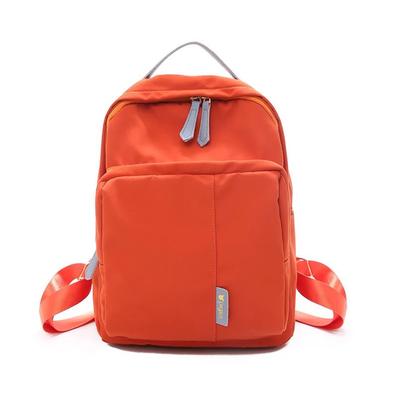 

Pure Girls Backpack Pure Color Simple Student Backpack Lightweight Bags Multifunction