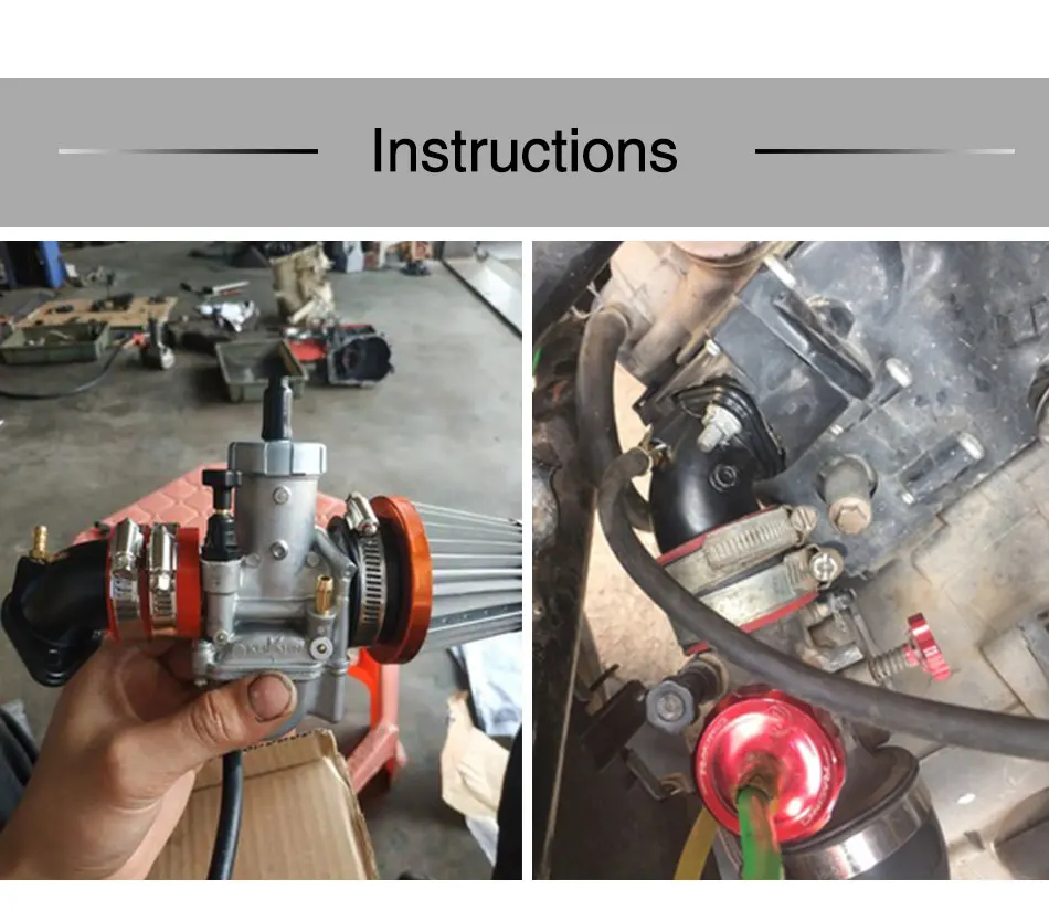 ZSDTRP система подачи топлива карбюратор Интерфейс впускной коллектор адаптер для Yamaha 100 JOG100 RSZ100 AGL100 CVK24/26/30 PE27/28/30