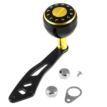 

Fishing Reel Handle Baitcasting Drum Trolling Reel Handle Left Right Power Metal Reel Handle Big Knob Fishing Reel Accessory