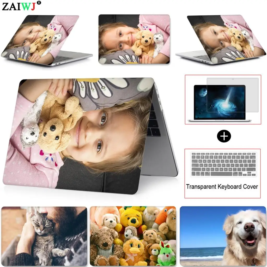Nuovo Guscio Rigido Per Laptop Con Stampa A Colori Per Macbook Pro M1 M2 14 16 15 12 13.3 Pollici Cover Touch Id Per Custodia Mac Air 13 M1 13.6 M2
