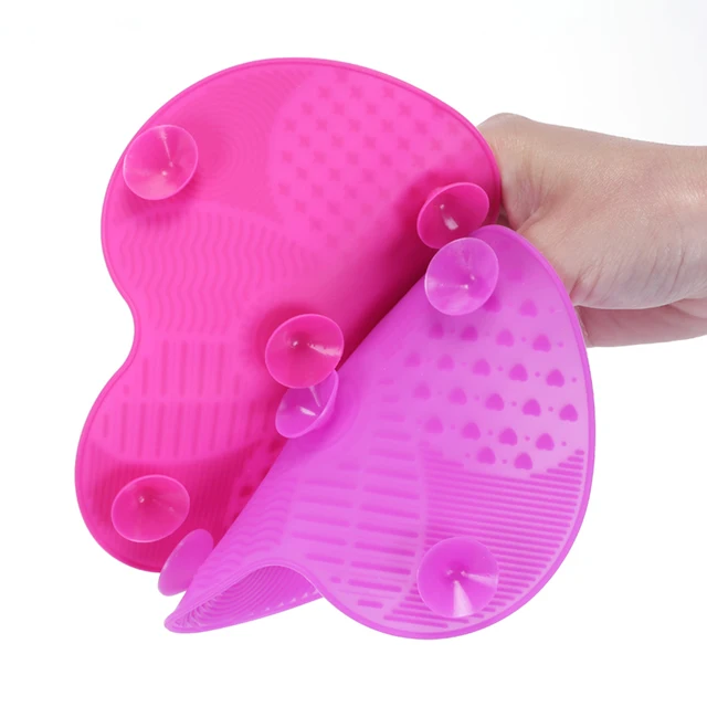 Silicone Makeup Brush Cleaning Pad Mat Brush Washing Tools Cosmetic Eyebrow Brushes Cleaner Tool Scrubber Board Makeup Cleaning 5
