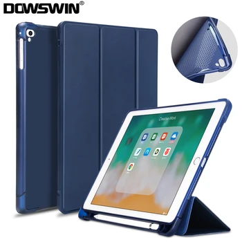

For iPad Air 1 2 Case with Pencil Holder Silicone Smart Cover For iPad 9.7 2018 2017 5th 6th Generation Case For iPad Pro 9.7