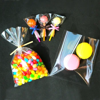 

Plastic bags Clear Cellophane Cake Pop Bags Lollipop Bakery Gift Cookie Packaging Packing 100pcs/lot