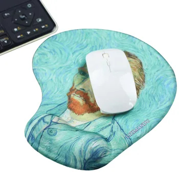 

Wrist Rest Support Game Mouse Mice Mat Pad for Computer PC Laptop Anti Slip Mouse Pad 7.8*9.8'' Van Gogh коврик для мыши