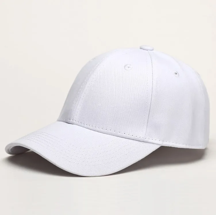 Эксклюзивный индивидуальный дизайн горячий бренд Кепка с надписью для мужчин и женщин регулируемые Гольф бейсбольные кепки для любителей открытый изогнутые шляпы - Цвет: Белый