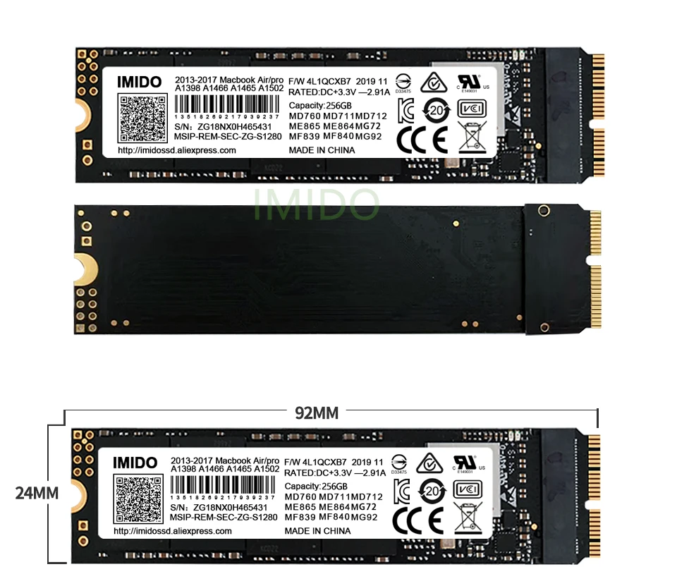 SSD For Macbook Air 2015 1tb 512gb 256gb 2tb 128gb Suitable For