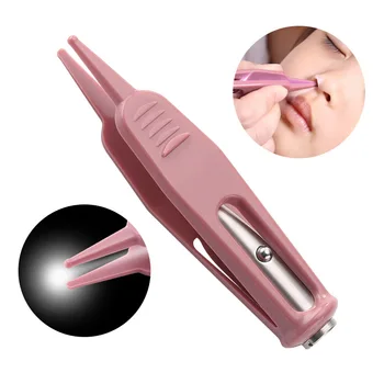 

Baby Ear Cleaner Spoon Ear Cleaner LED Flashlight Earpick Wax Removal Tweezer Luminous Kids Health Care G1219