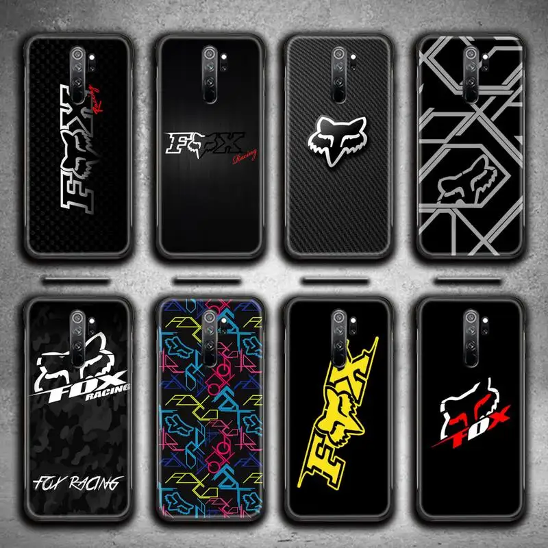 

Motorcycle racing brand Fox Phone Case for Redmi 9A 8A 7 6 6A Note 9 8 8T Pro Max Redmi 9 K20 K30 Pro