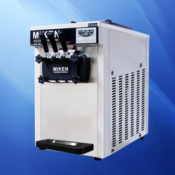 

The hot sale gelato table top soft ice cream vending machine 3 Flavors Ice Cream Making 18-22L / H with two years warranty