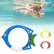 3Pcs Skin-friendly Durable Comfortable to Grip Comfortable to Grip Diving Toy Rings Diving Toy Rings for Swimming Pool
