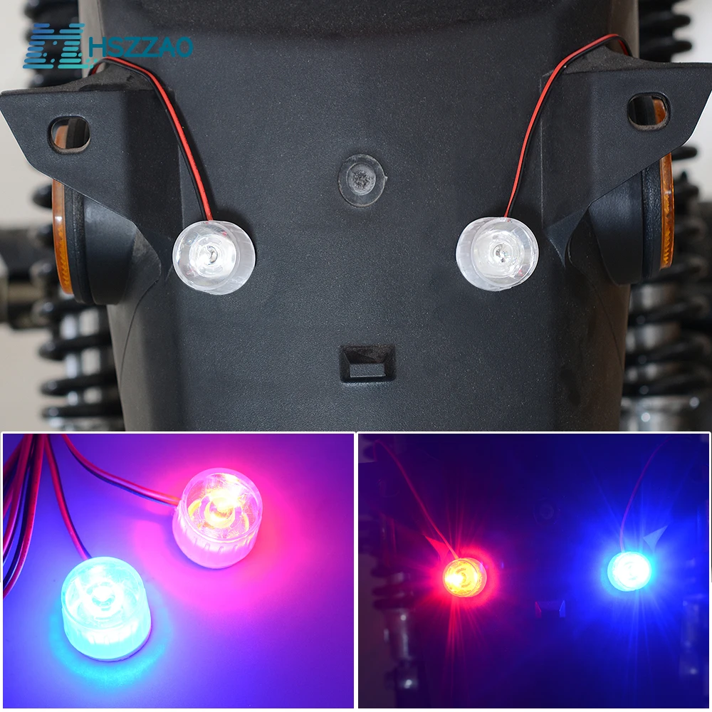 

2 Pcs 12V-85V decorative lights super bright lED brake tail light warning lights For cars, motorcycles, ATV, RV Accessories