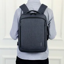 15,6 дюймов ноутбук мужской рюкзак бизнес водонепроницаемый рюкзак usb зарядка сумка для путешествий Оксфорд PU Рюкзак