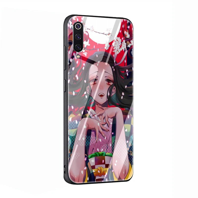 G10 EWAU аниме Kimetsu no Yaiba закаленное стекло чехол для телефона Xiaomi 5X6X8 Lite 9 A1 A2 F1 Remdi 4X 6A Note 5 6 7 pro - Цвет: G10