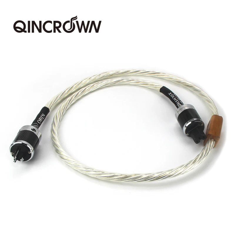 

Посеребренный Nordost odin 7N, превосходный справочный силовой кабель, высококачественные Hi-Fi кабели с разъемом питания из углеродного волокна для США