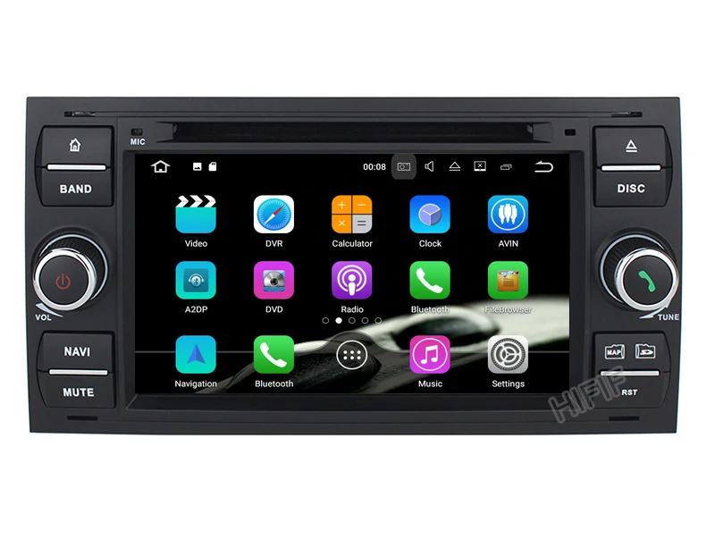Perfect IPS Car Multimedia Player Android 9.0 GPS Autoradio 2 Din 7 Inch For Ford/Mondeo/Focus/Transit/C-MAX/S-MAX/Fiesta 2GB RAM DVD 9