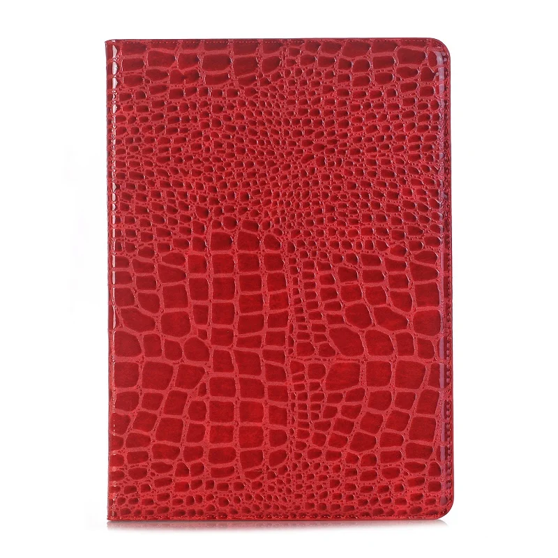 Red Крокодил Coque для iPad 7 10,2 чехол A2200 A2198 A2197 с подставкой и отделением для карт из искусственной кожи противоударный чехол для iPad 10,2 чехол - Цвет: Red