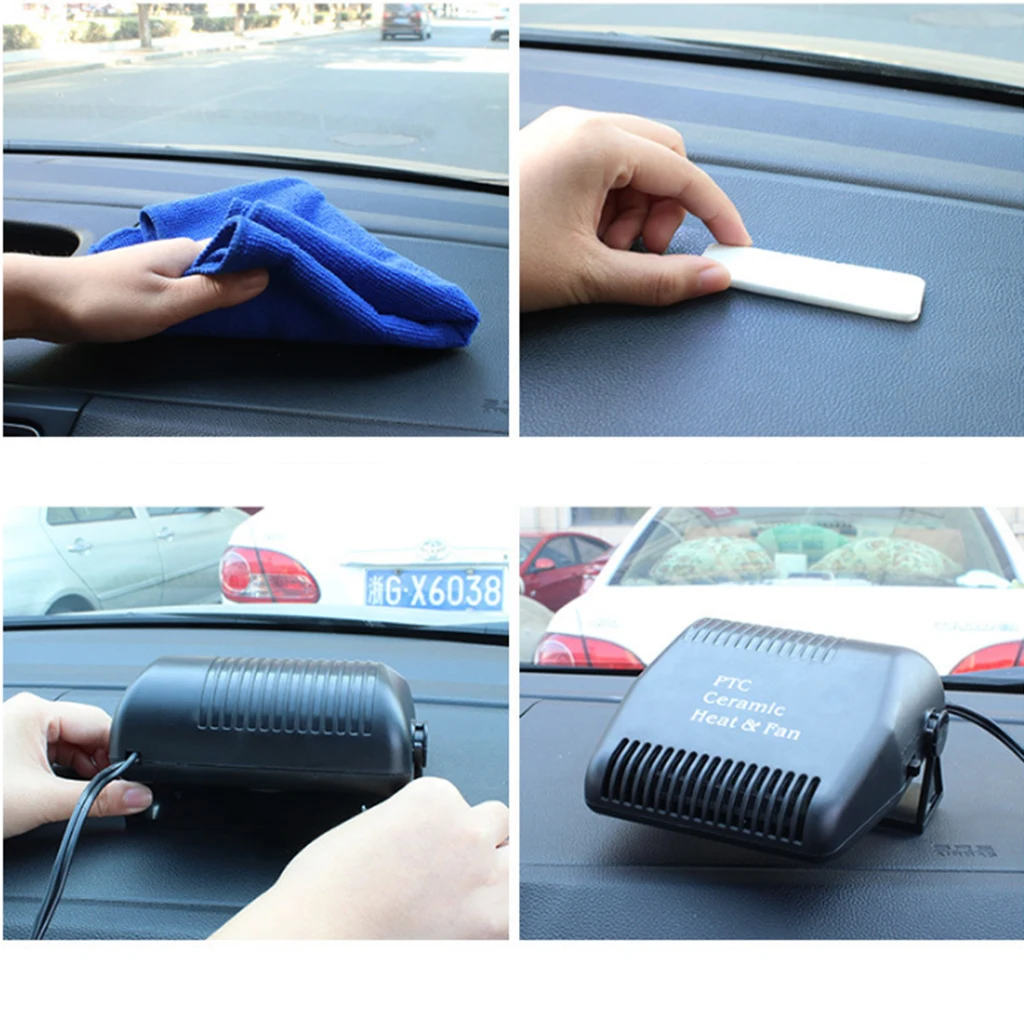 150W 2 In 1 12V Car Heater and Cool Fan with Air Clean Function Super Mute