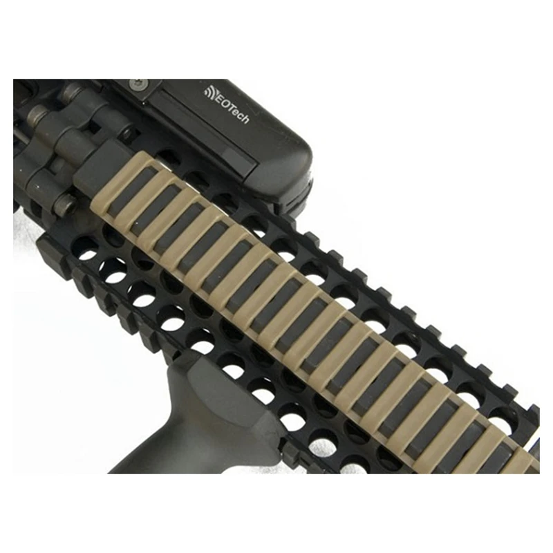 Airsoft 4 шт./компл. элемент лестница 18 слотов Rail Чехлы Набор Тактическая защита для рук Пейнтбольные аксессуары MP02058