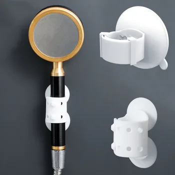 

Strong Bathroom Attachable Shower Head Holder Movable Bracket Powerful Suction ShowerSeat Holder Suction Cup Bathroom Accessory