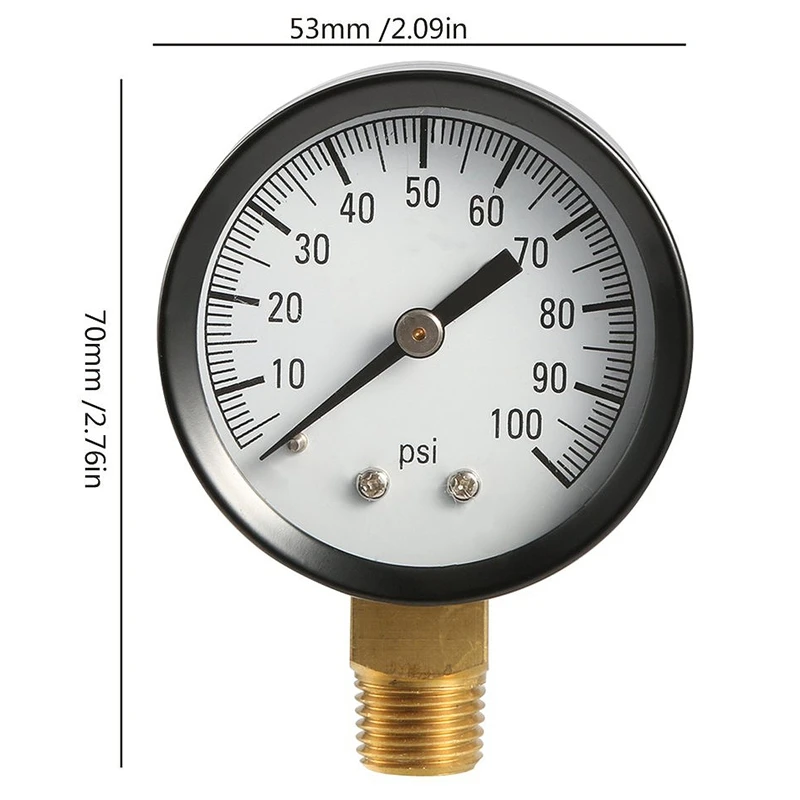 Simmons 1305 0-100 Psi 1/4 дюймов скважинный насос манометр воды Ts50-100Psi