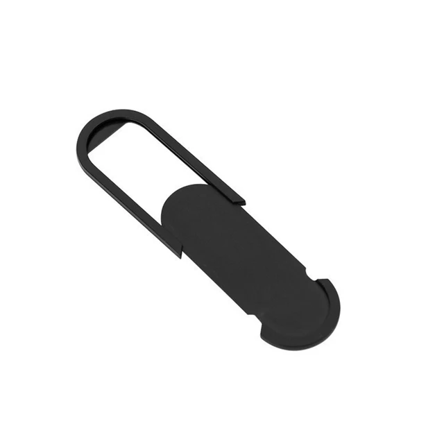 Webcam Cover Slide 2mm Thin Ultra-Thin Plastic Web Camera Cover Laptop Camera Cover Sticker Blocker,Anti Spy Protects Privacy black