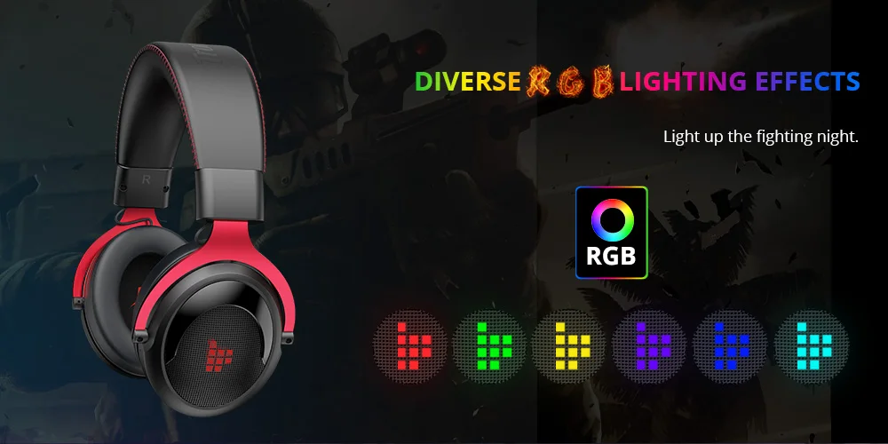 Tronsmart Shadow 2.4G Wireless Gaming Headset 12-Hour Play Time for PS5, PS4, PC, PS4 Pro, Mac, Switch, Xbox One (5)