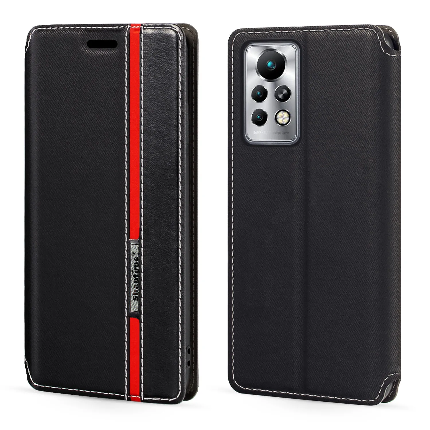 

For Infinix Note 11 Pro Case Fashion Multicolor Magnetic Closure Leather Flip Case Cover with Card Holder For Infinix Note 11S