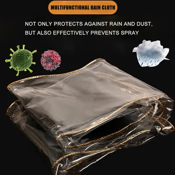 

Waterproof Anti-Spray Rainproof Cloth, with Reinforced Buttonhole Tarpaulin#6