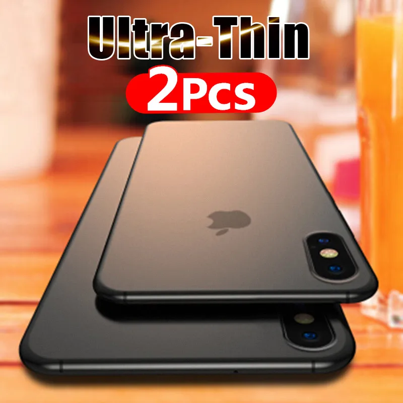 Ультратонкий противоударный чехол для IPhone 11 Pro Max XR XS X оригинальный бампер 7 8 6 6s Plus