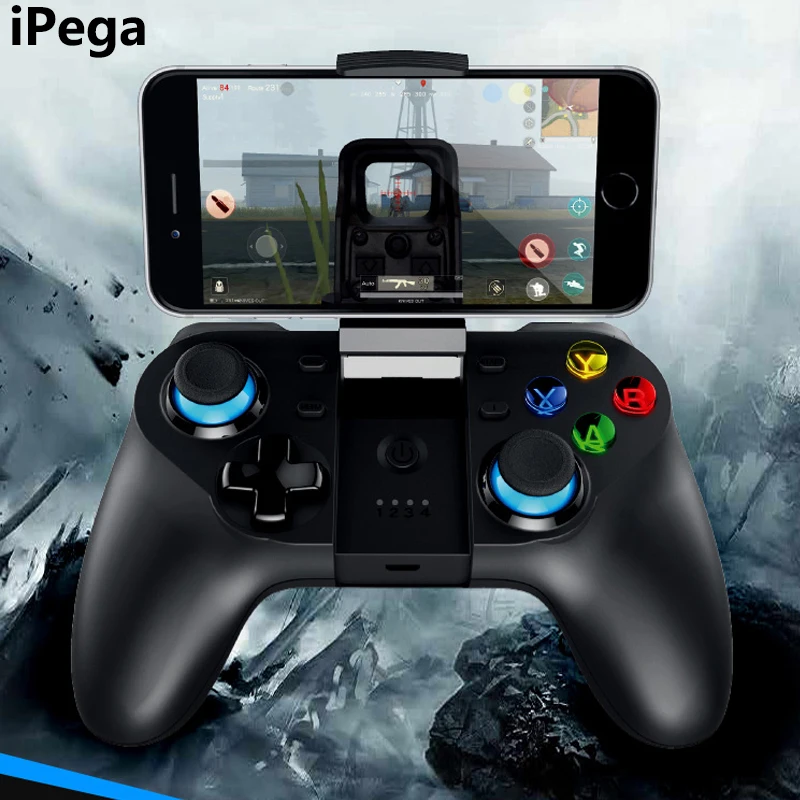 

Rechargeable Bluetooth Wireless Mobile Phone Game Controller Holder Handle Universal PUBG Joystick Gamepad for IOS Android PC