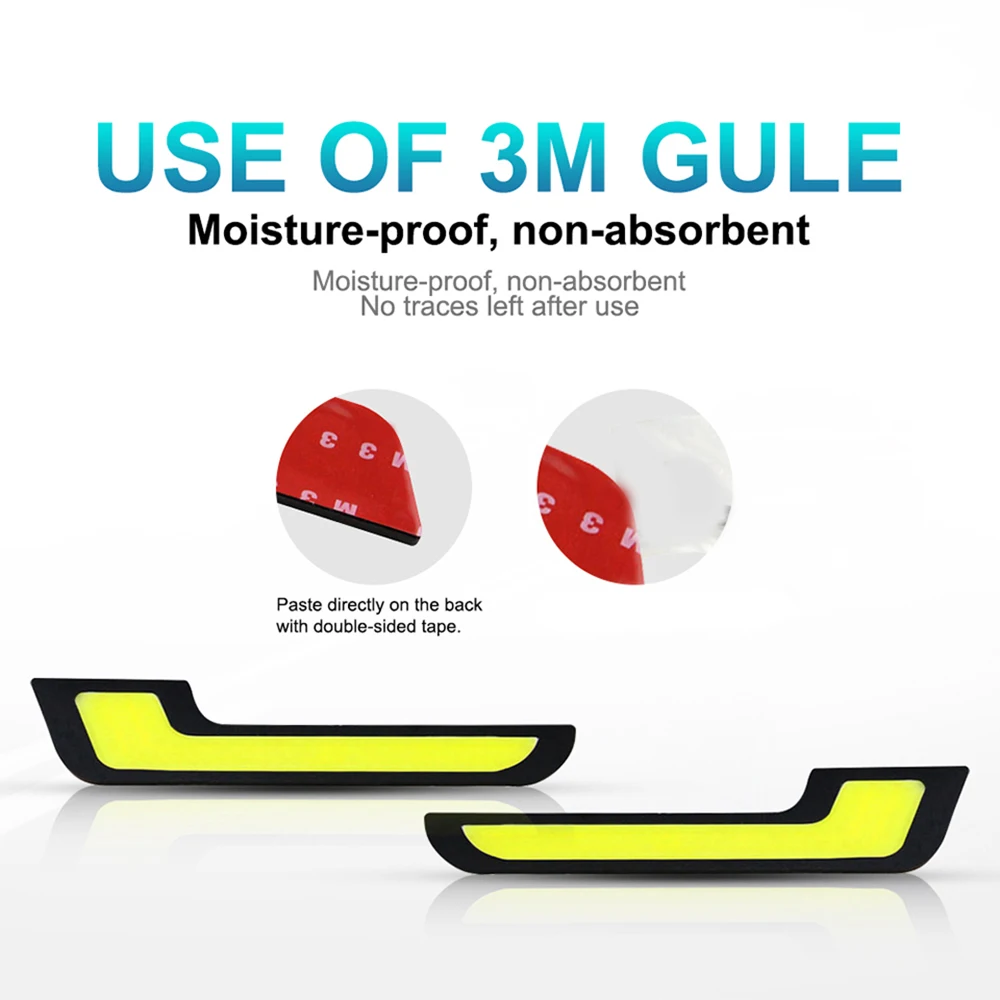 1 Pair 12V COB DRL LED Daytime Running Light for Car Offroad SUV Auto LED External Driving Fog Lamp Car Light Assembly,led car light,fog lights