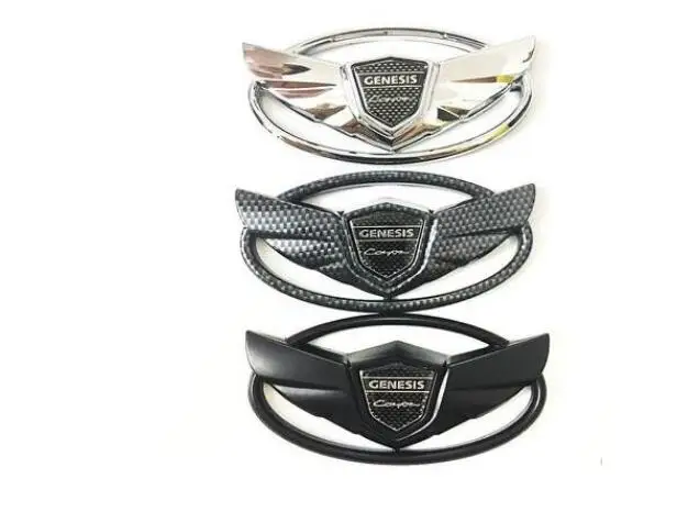 Hyundai Motors Genuine 863202C700 Coupe SIII 863302C000 Front Hood Rear Trunk 2.7 Elisa Tuscani Logo Emblem 4-pc Set For 07 08 Hyundai Tiburon Coupe SIII by Tiburon 07 ~ 08