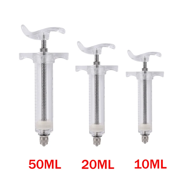 6 Models Straight Gavage Tubes Parrot Pigeon Bird Poultry Feeding Injection Fittings 10ml/20ml/50ml Manual Birds Feeding Syringe 3