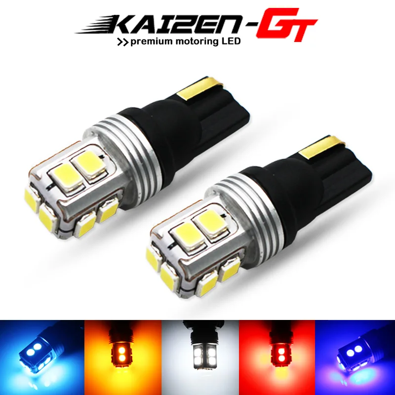 (2) Canbus Error Free T10 W5W 168 194 Car Interior Map Dome Lights LED Reading Mirror License Plate Parking | Автомобили и