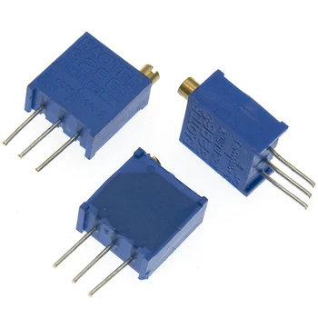 

100pcs 3296W 3296 50 100 200 500 ohm 1K 2K 5K 10K 20K 50K 100K 200K 500K 1M ohm 103 100R 200R 500R Trimpot Trimmer Potentiometer