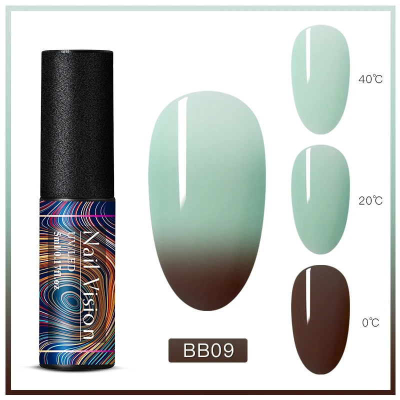 Nail Vision 5 мл, Термальный гель для изменения цвета, голографический лак для ногтей, блеск, замачиваемый, УФ-Гель-лак, сделай сам, дизайн ногтей, Гель-лак - Цвет: EES07949