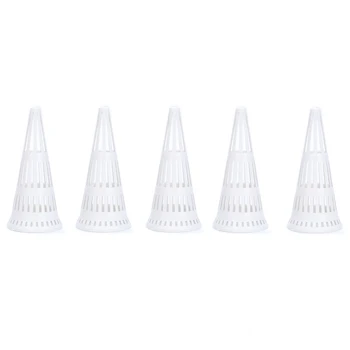 

CSS 5PC Plastic Pot with Holes,Flower Pot Planter Pot Garden Pot Orchid Planter Container,Excellent Drainage