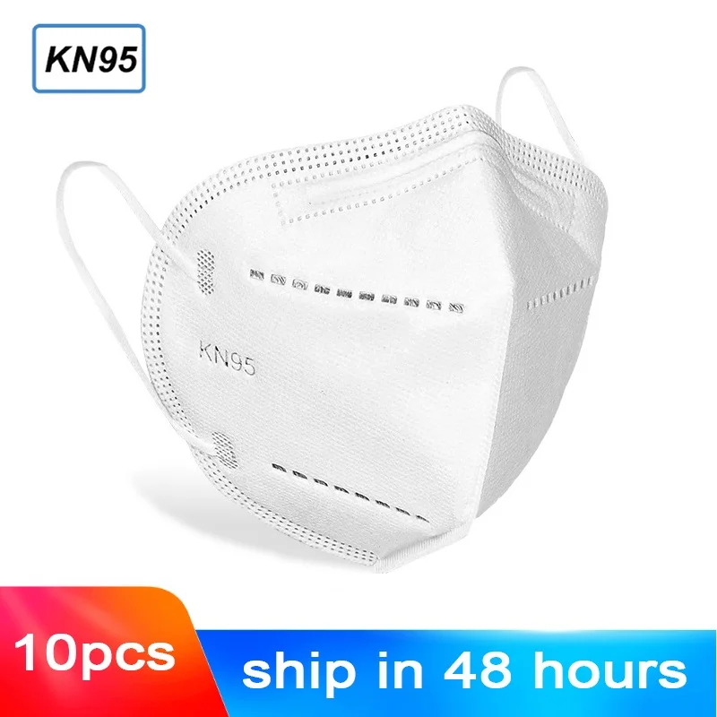 

30 Pcs KN95 Dustproof Anti-fog And Breathable Face Masks 95% Filtration Mouth Masks 5-Layer Mouth Muffle Cover N95 In stock